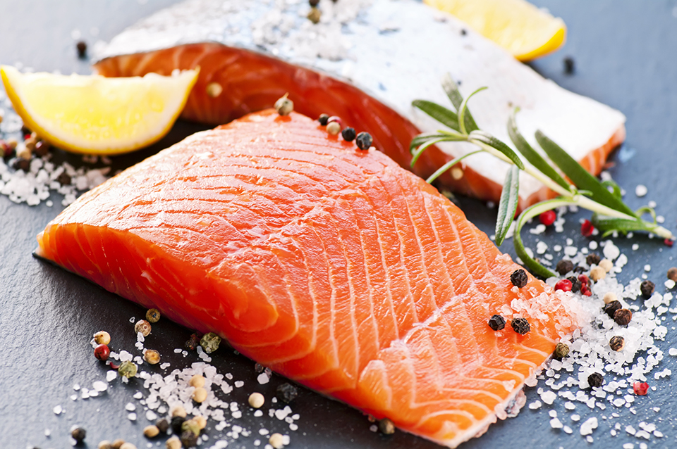 produits mer saumon poisson